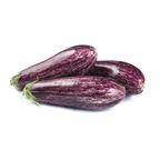 Aubergine Rayée a la pièce aprox. 330 gr